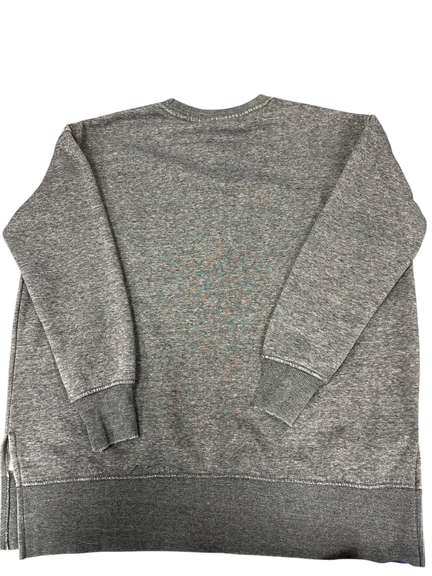 Sweatshirt Crewneck By Clothes Mentor In Grey, Size: S