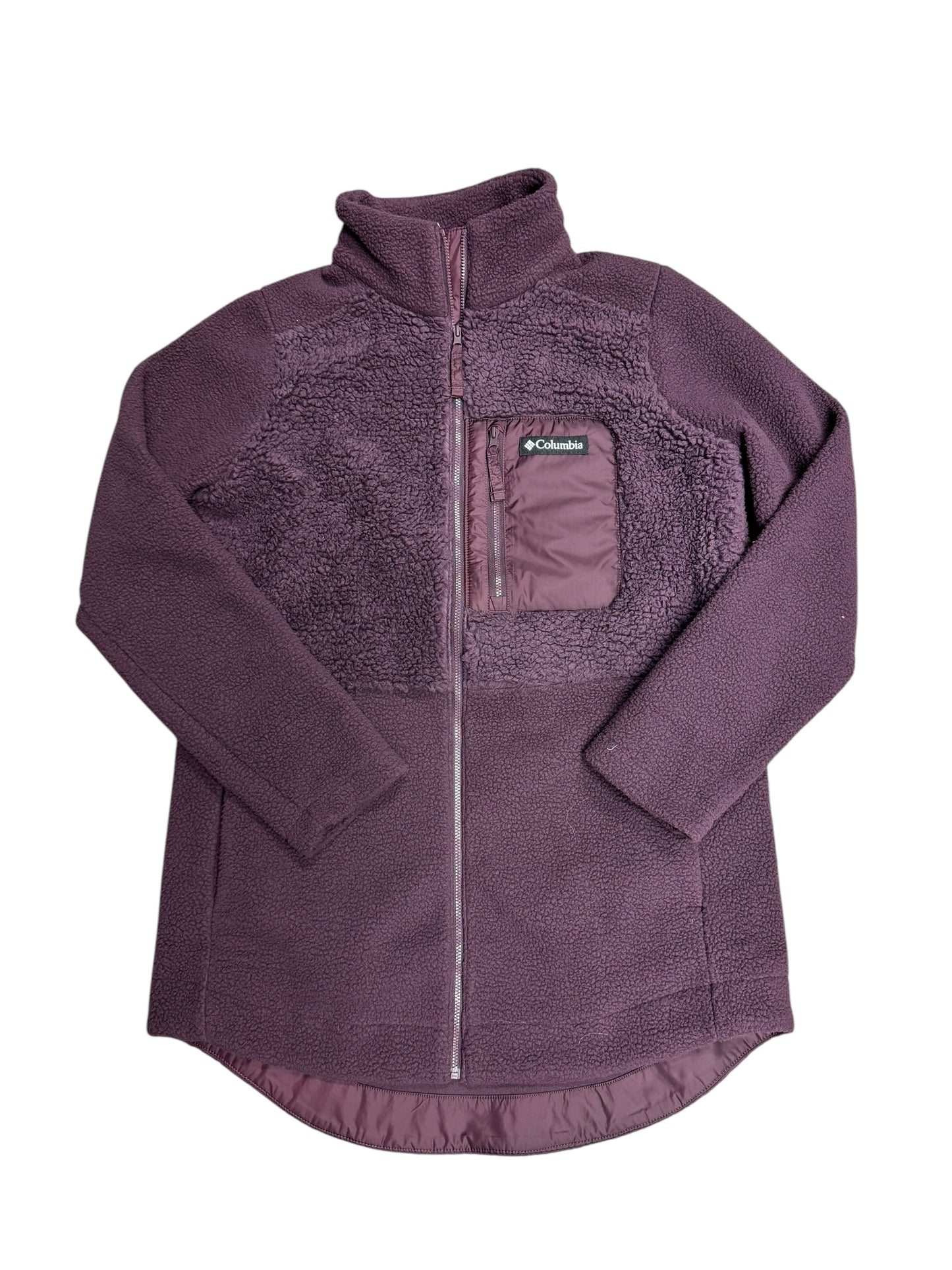 Jacket Faux Fur & Sherpa By Columbia In Purple, Size: M