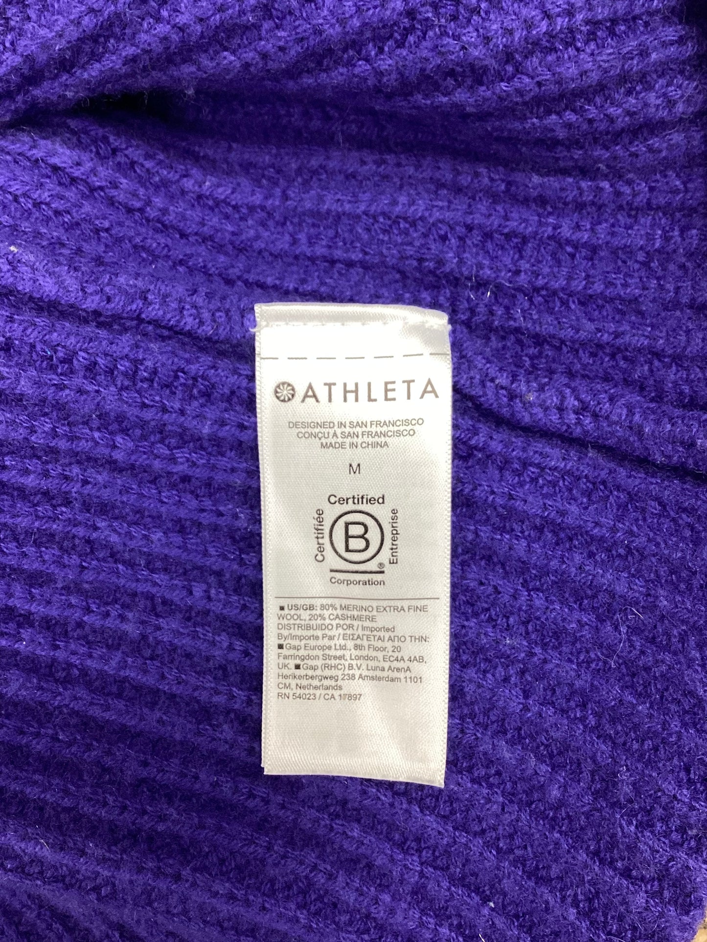 Sweater By Athleta In Blue, Size: M