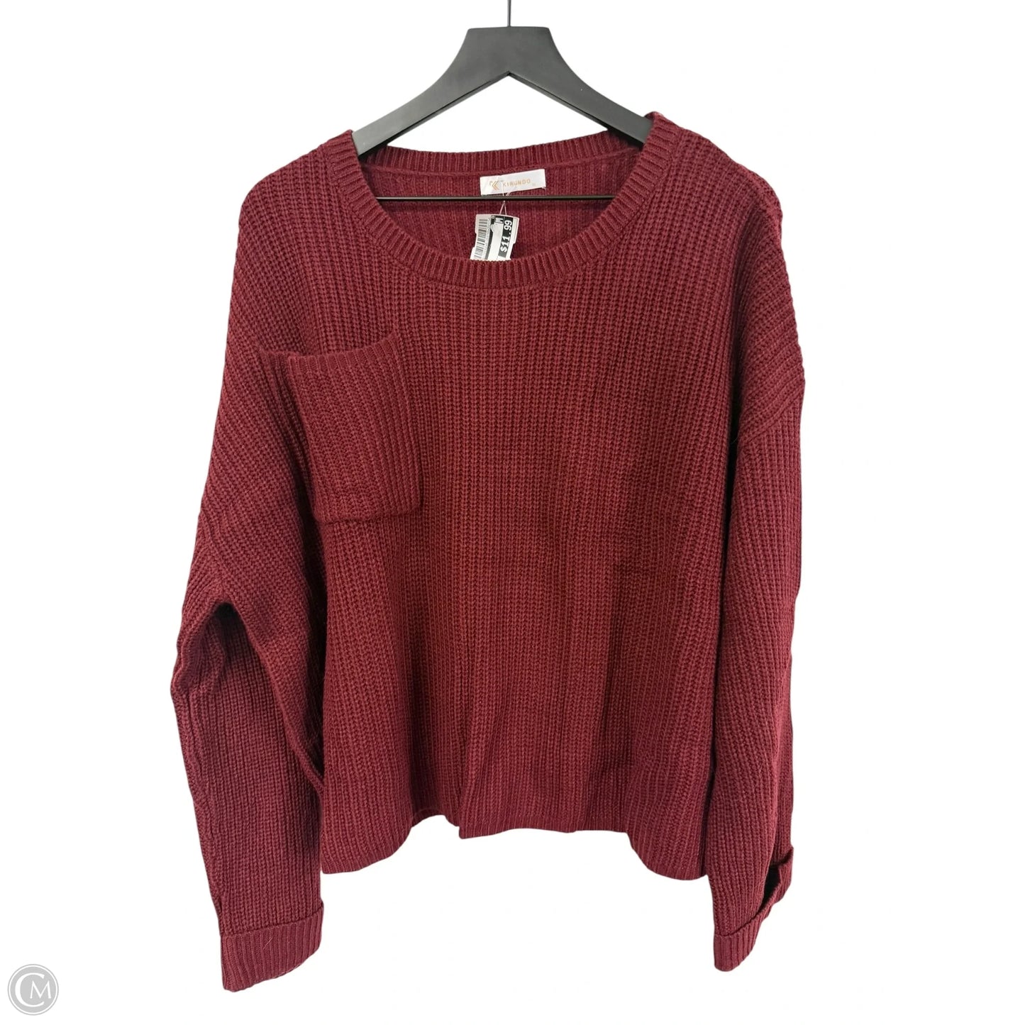 Sweater By Cmf In Maroon, Size: Xl
