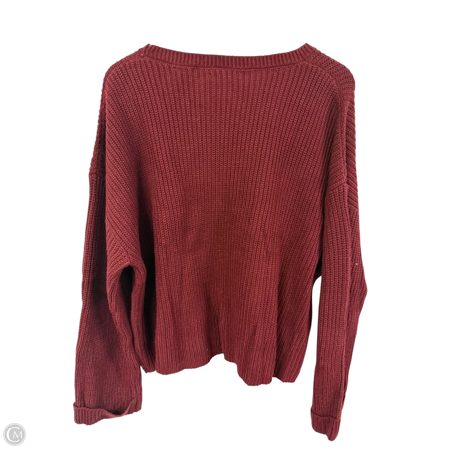 Sweater By Cmf In Maroon, Size: Xl