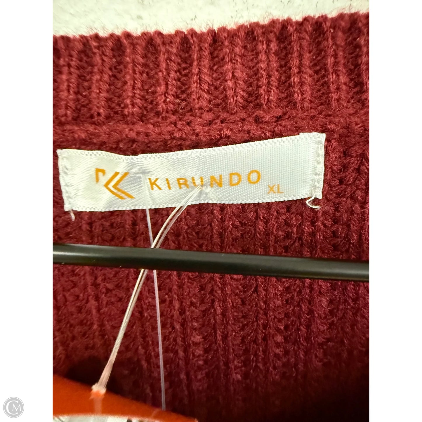 Sweater By Cmf In Maroon, Size: Xl