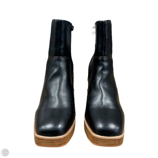 Boots Ankle Heels By Shu Shop In Black, Size: 10
