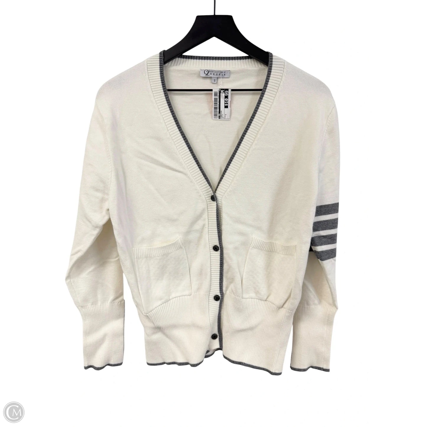 Cardigan By Cme In White, Size: S