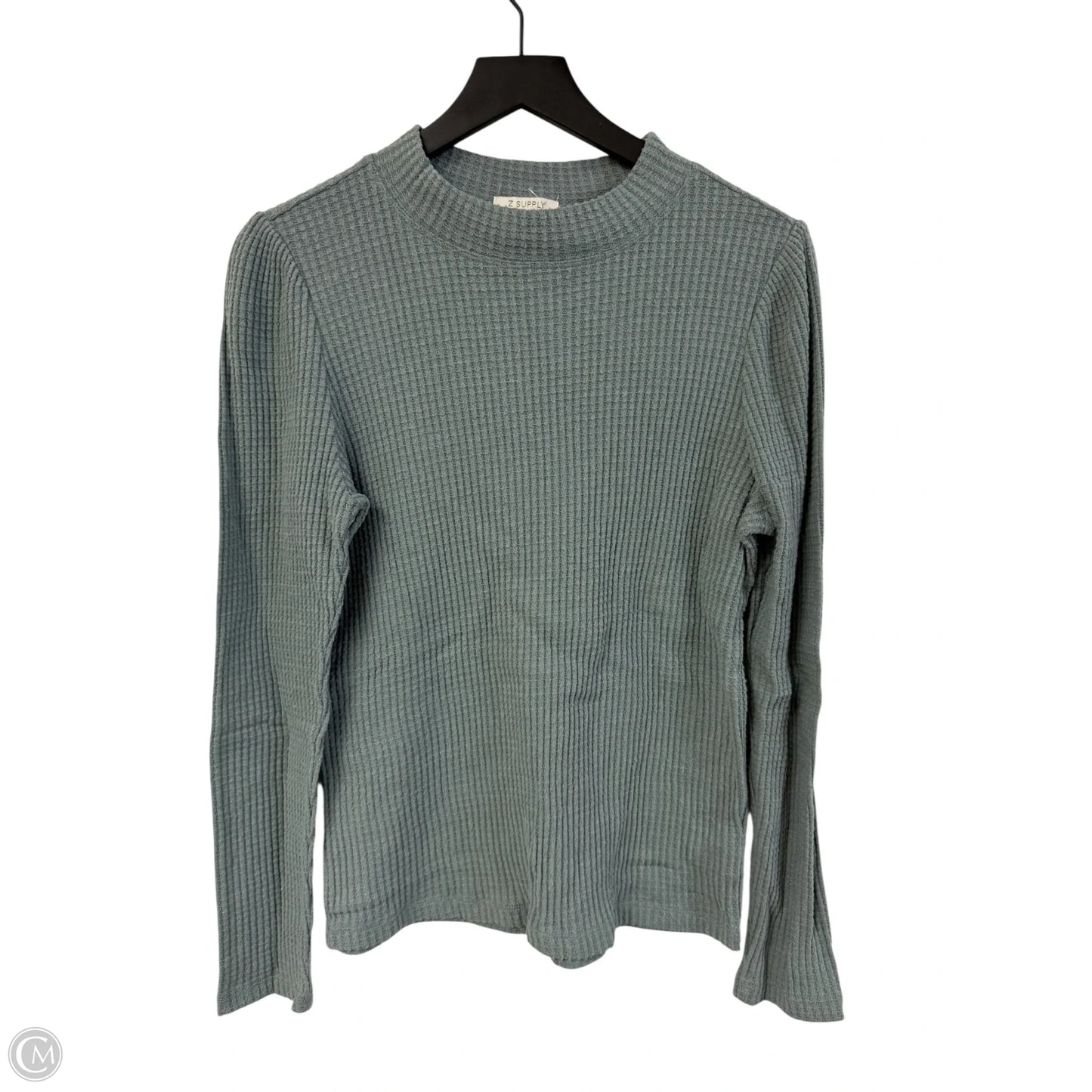 Top Long Sleeve By Z Supply In Blue, Size: L