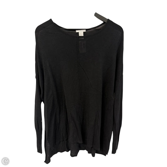 Top Long Sleeve Basic By H&m In Black, Size: M