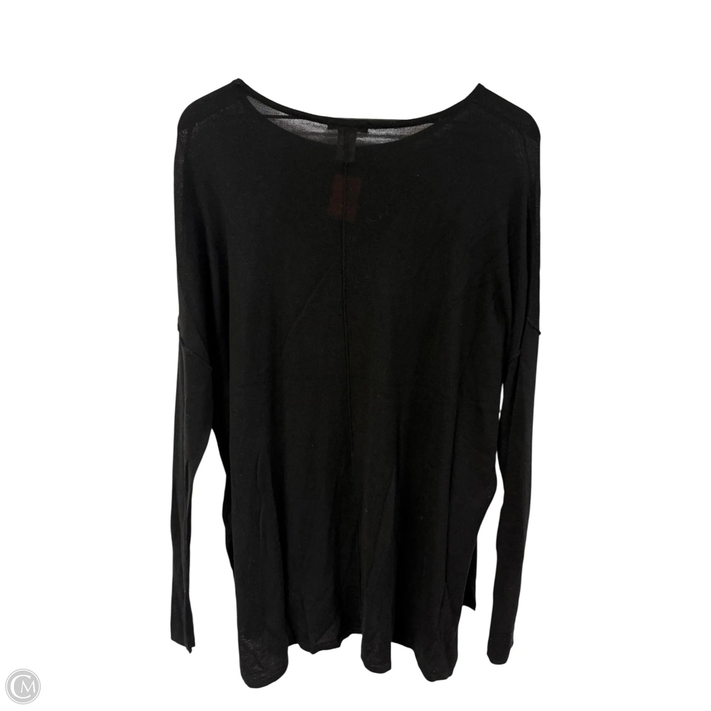 Top Long Sleeve Basic By H&m In Black, Size: M