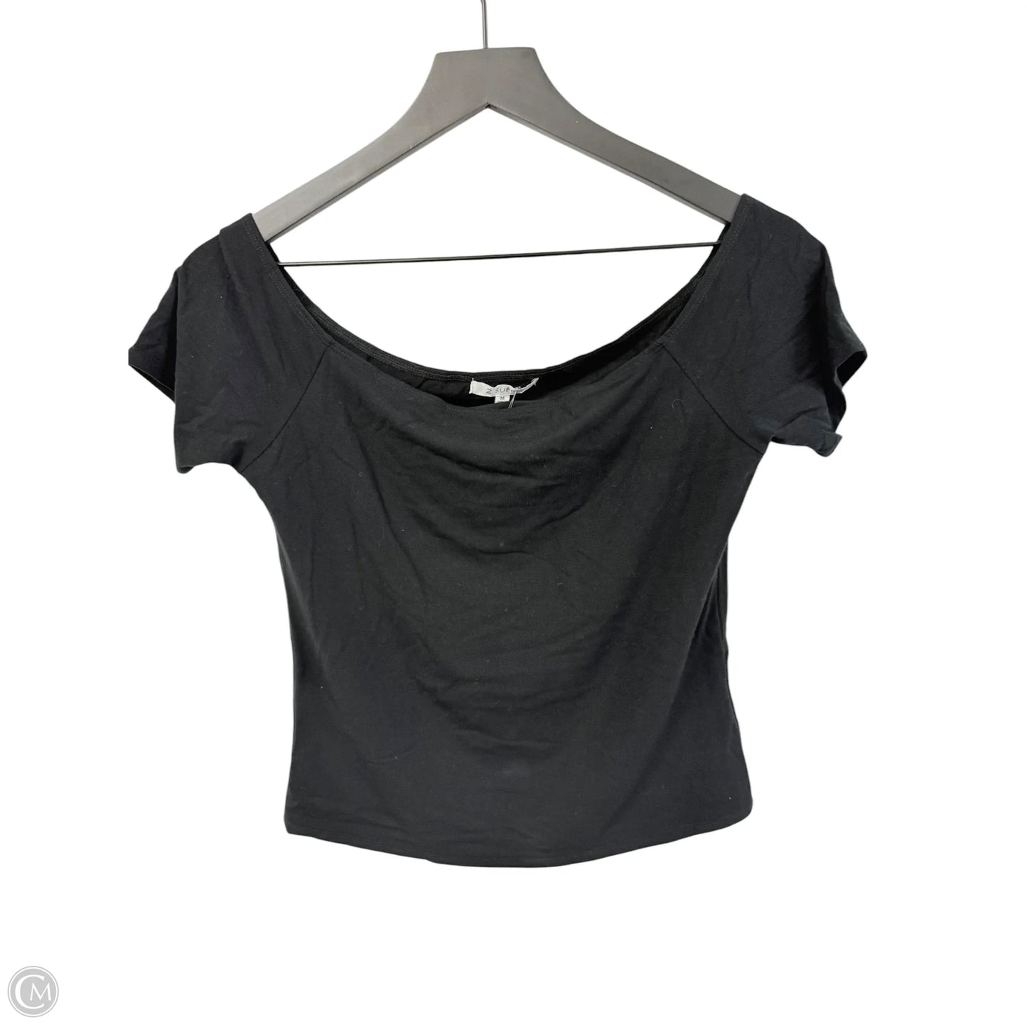 Top Short Sleeve Basic By Z Supply In Black, Size: M