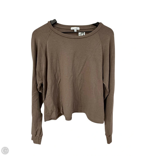 Top Long Sleeve Basic By Beyond Yoga In Brown, Size: L