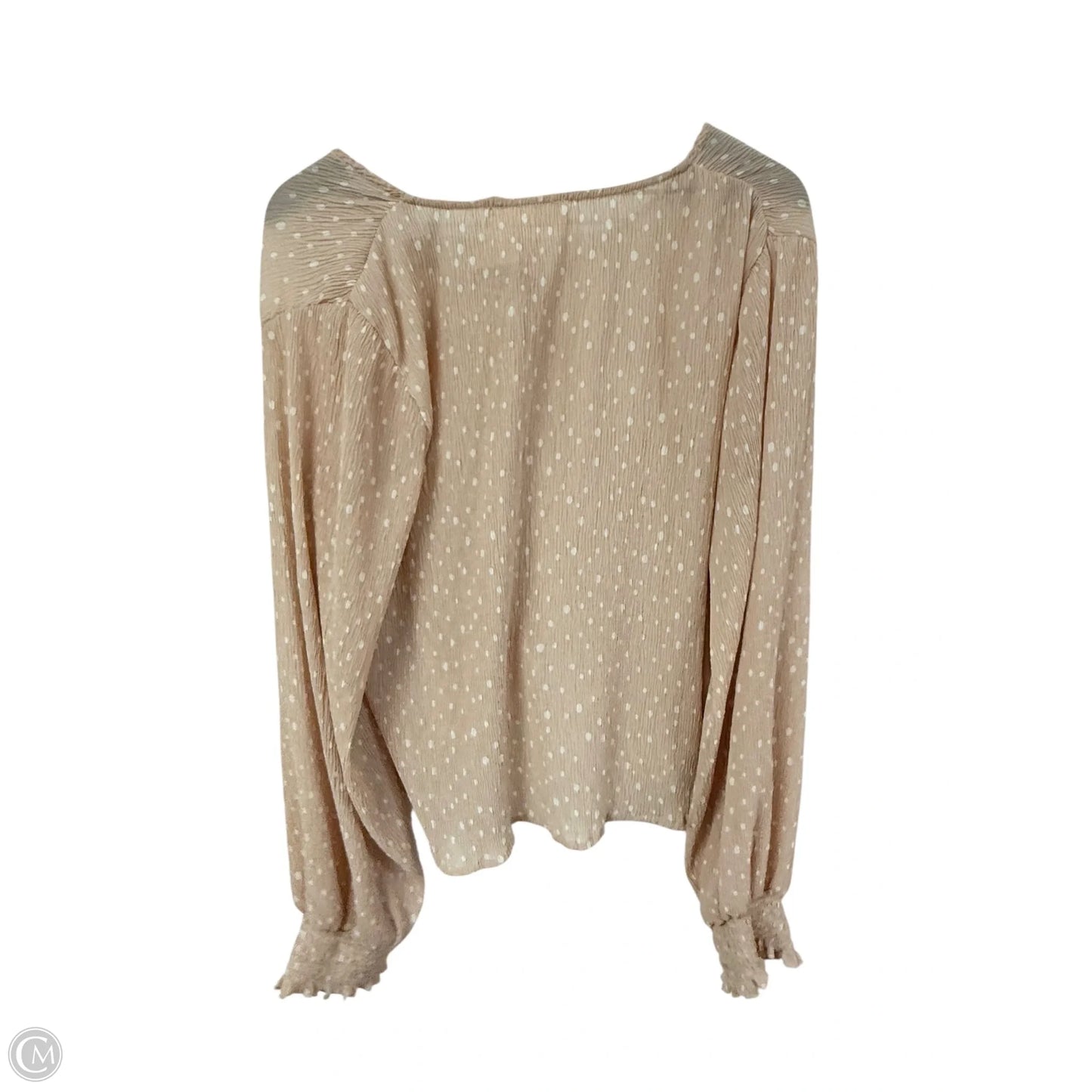 Top Long Sleeve By By Together In Pink, Size: L