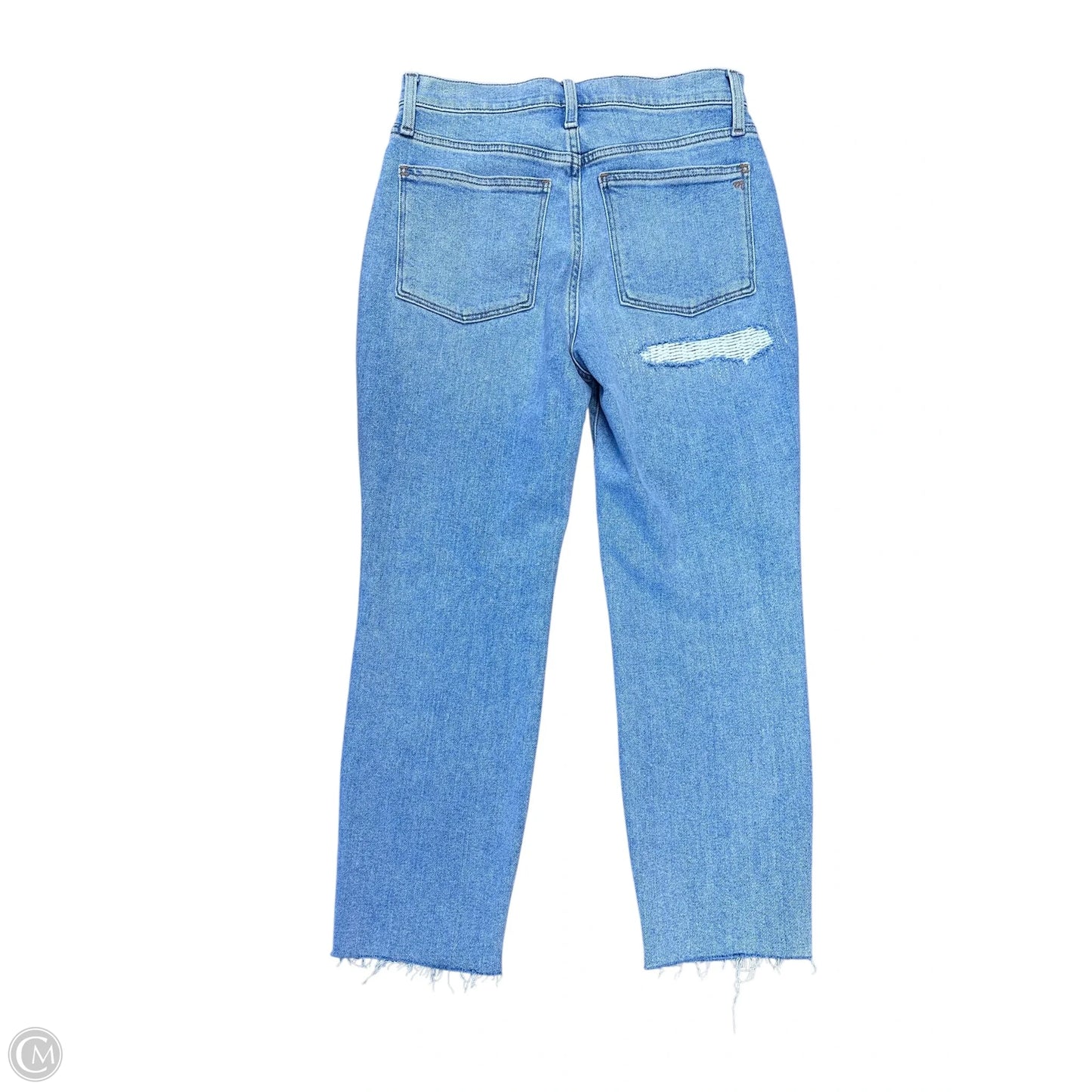 Jeans Straight By Madewell In Blue Denim, Size: 4p