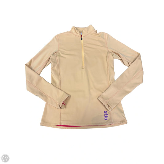 Athletic Top Long Sleeve Collar By Clothes Mentor In Yellow, Size: M