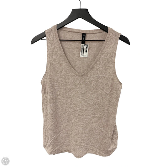Top Sleeveless Basic By Cme In Tan, Size: S
