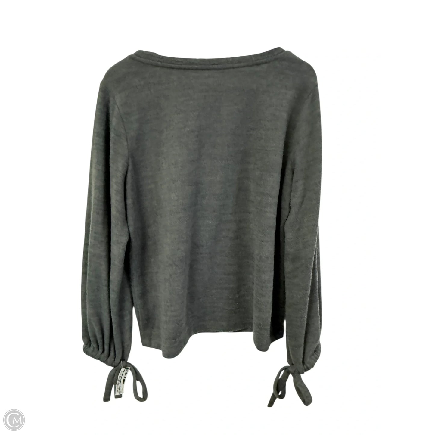 Top Long Sleeve Basic By Ana In Grey, Size: Xl