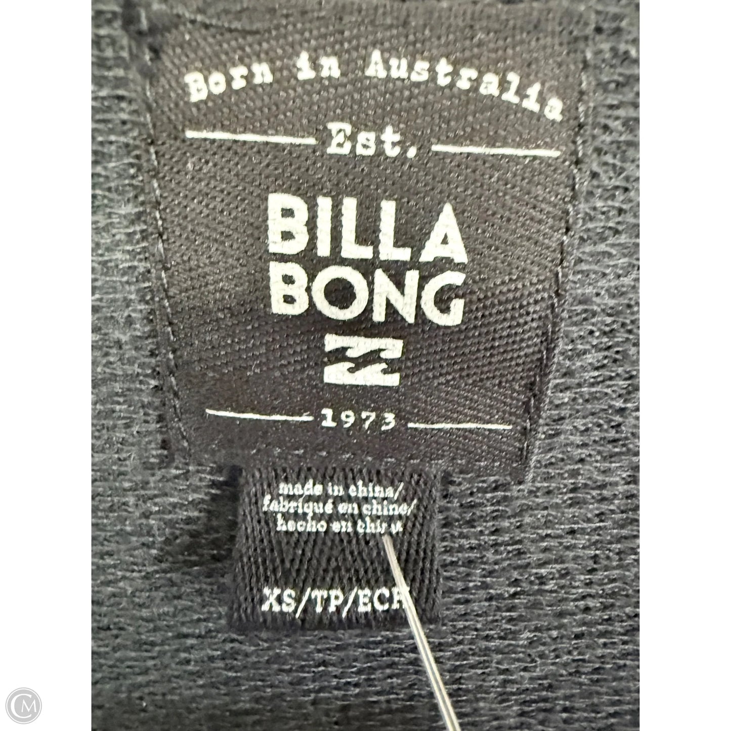 Top Long Sleeve By Billabong In Black, Size: Xs