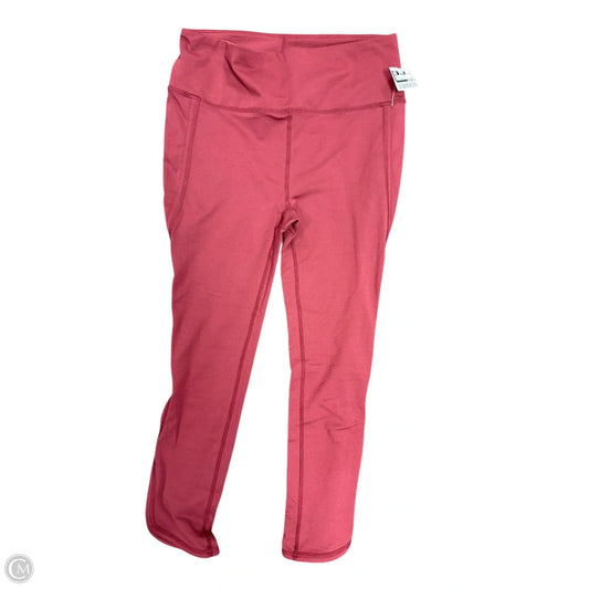 Athletic Leggings Capris By Free People In Red, Size: M