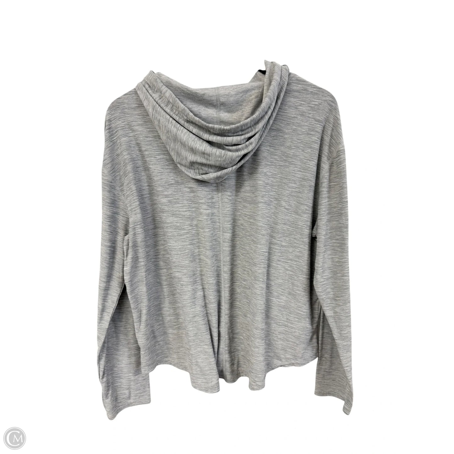 Athletic Top Long Sleeve Hoodie By Old Navy In Grey, Size: Xl