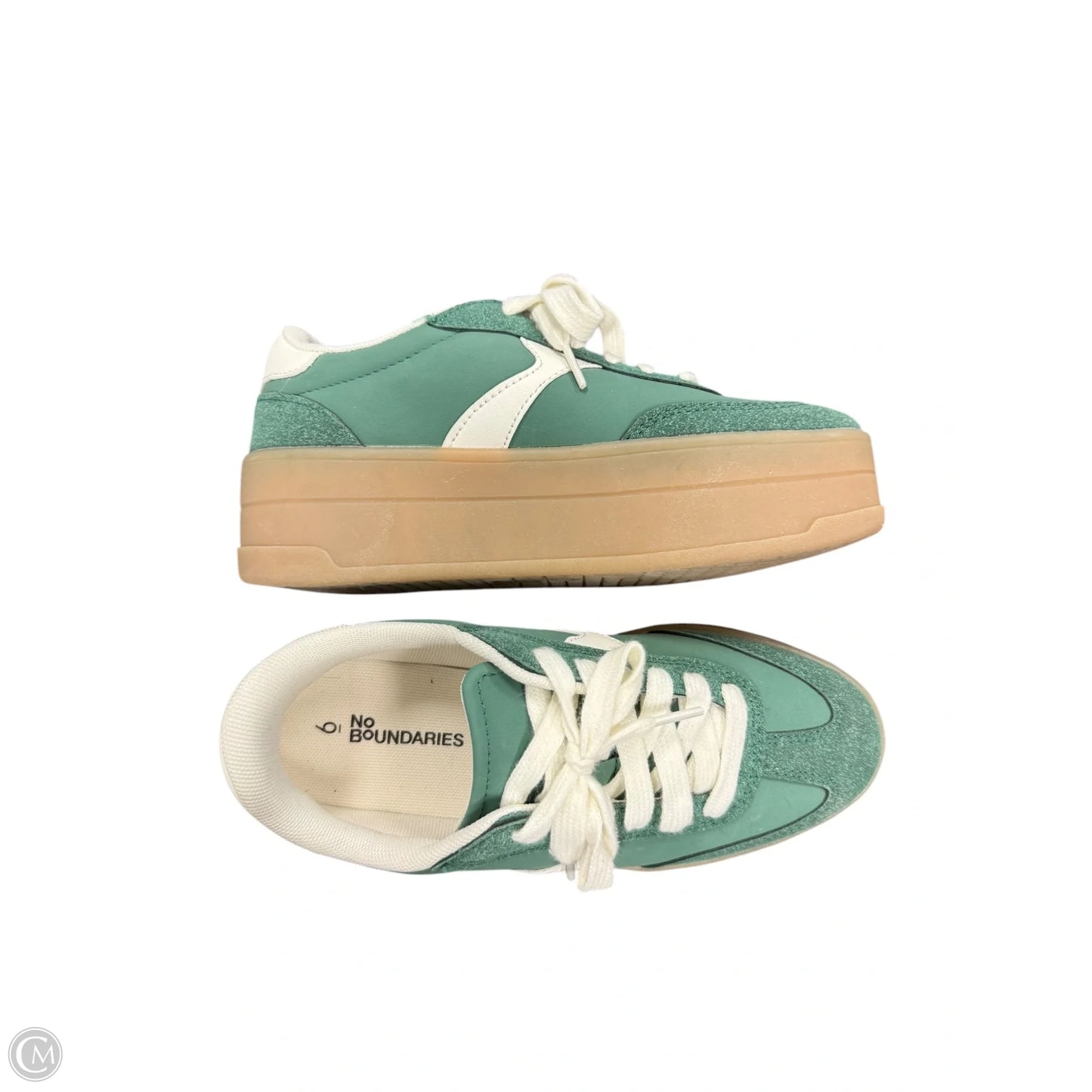 Shoes Sneakers Platform By No Boundaries In Green, Size: 6