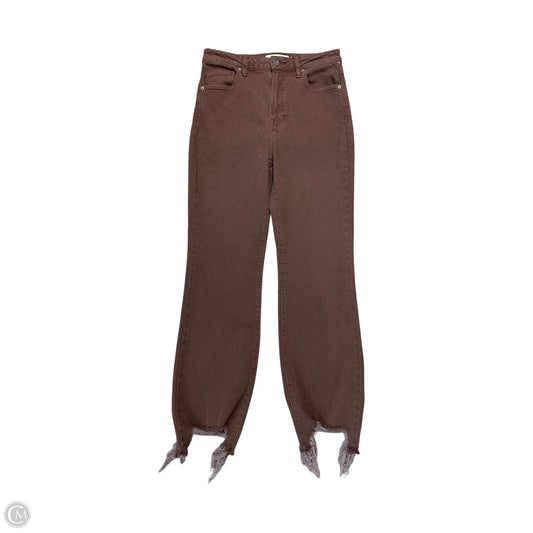 Jeans Straight By Cmc In Brown Denim, Size: 4