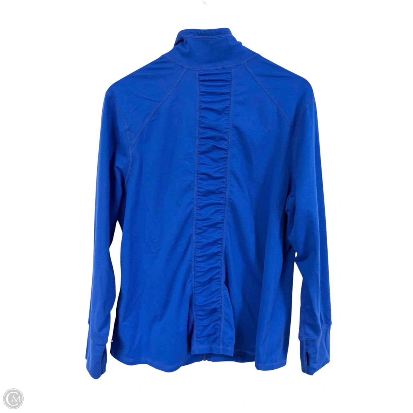 Athletic Jacket By Clothes Mentor In Blue, Size: 1x