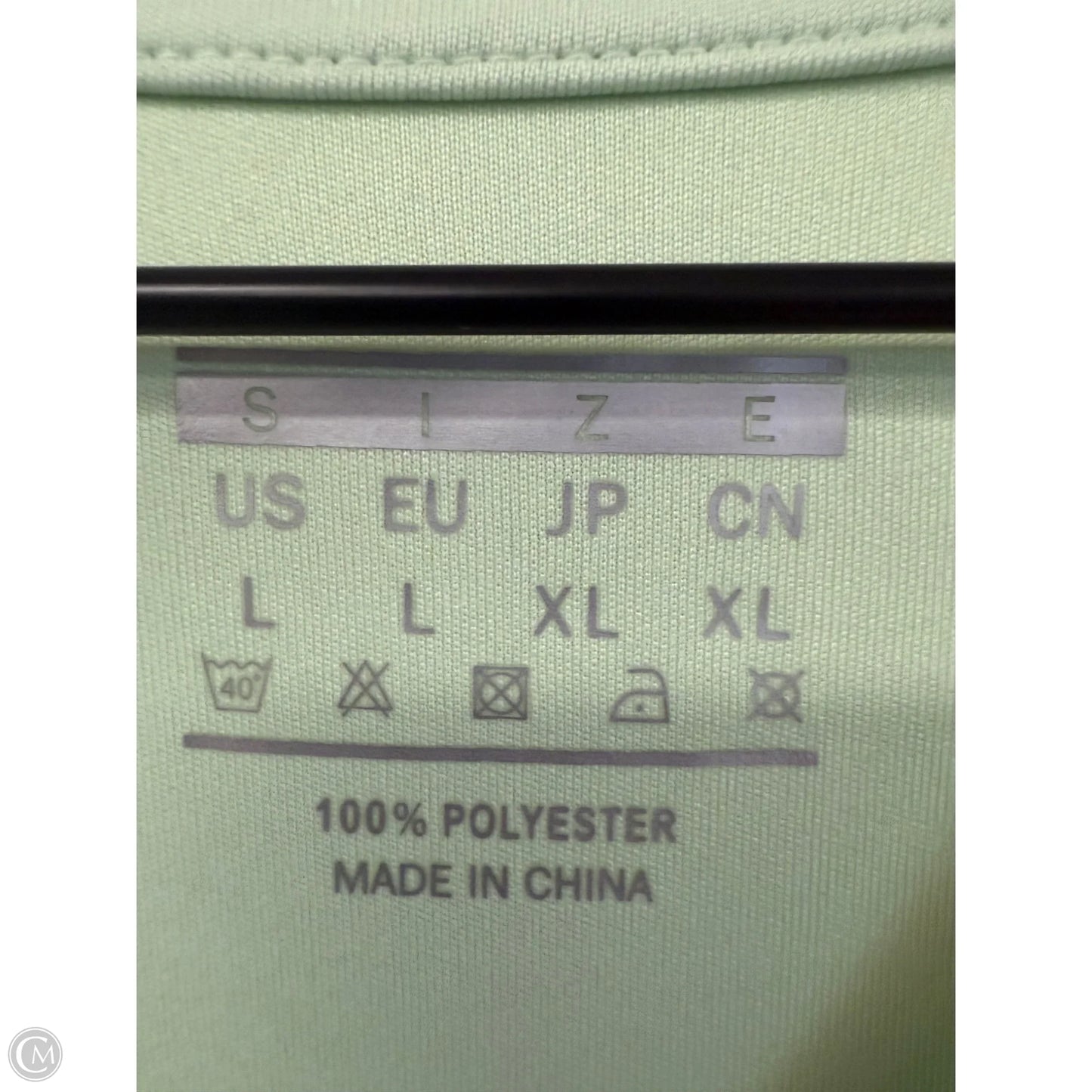 Athletic Top Long Sleeve Crewneck By Cmf In Green, Size: L
