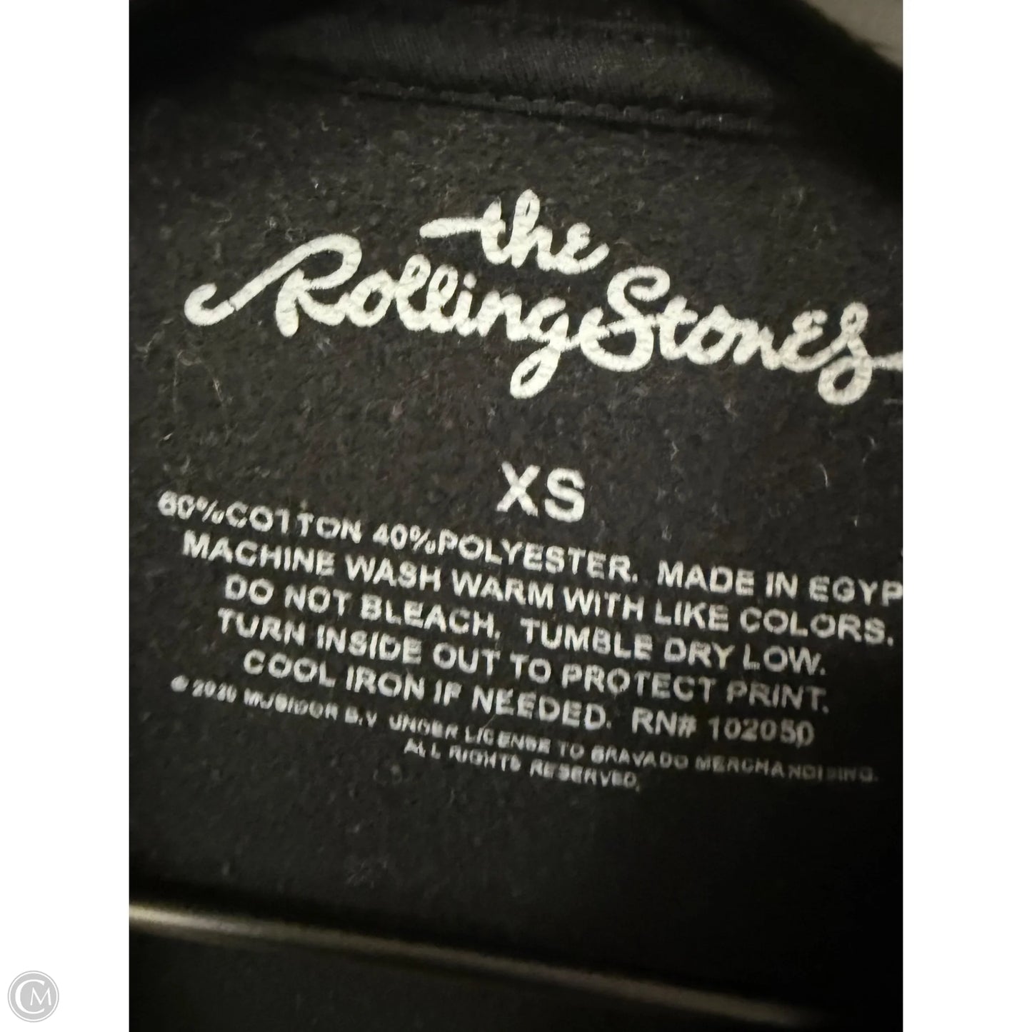 Sweatshirt Crewneck By Clothes Mentor In Black, Size: Xs