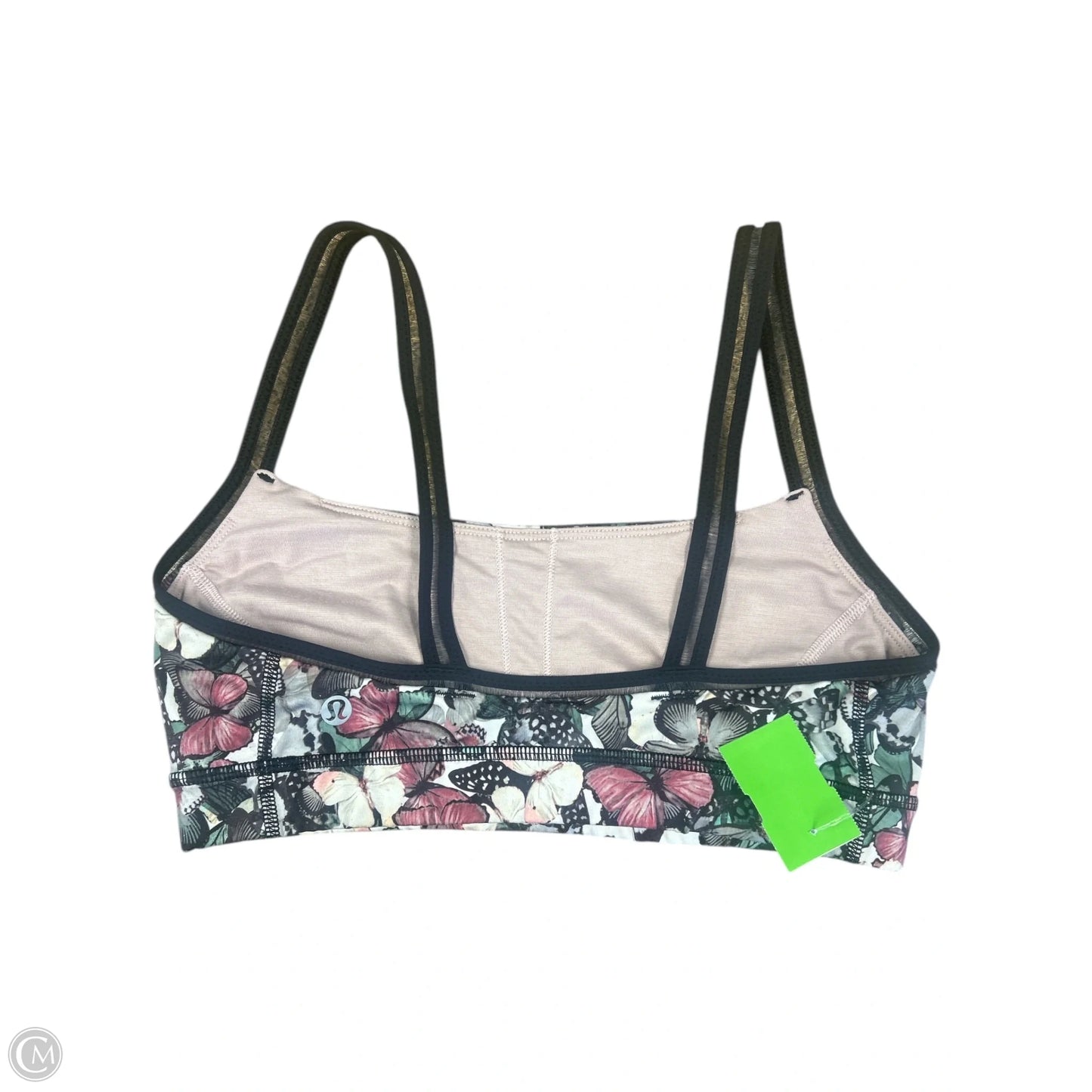 Athletic Bra By Lululemon In Floral Print, Size: 6
