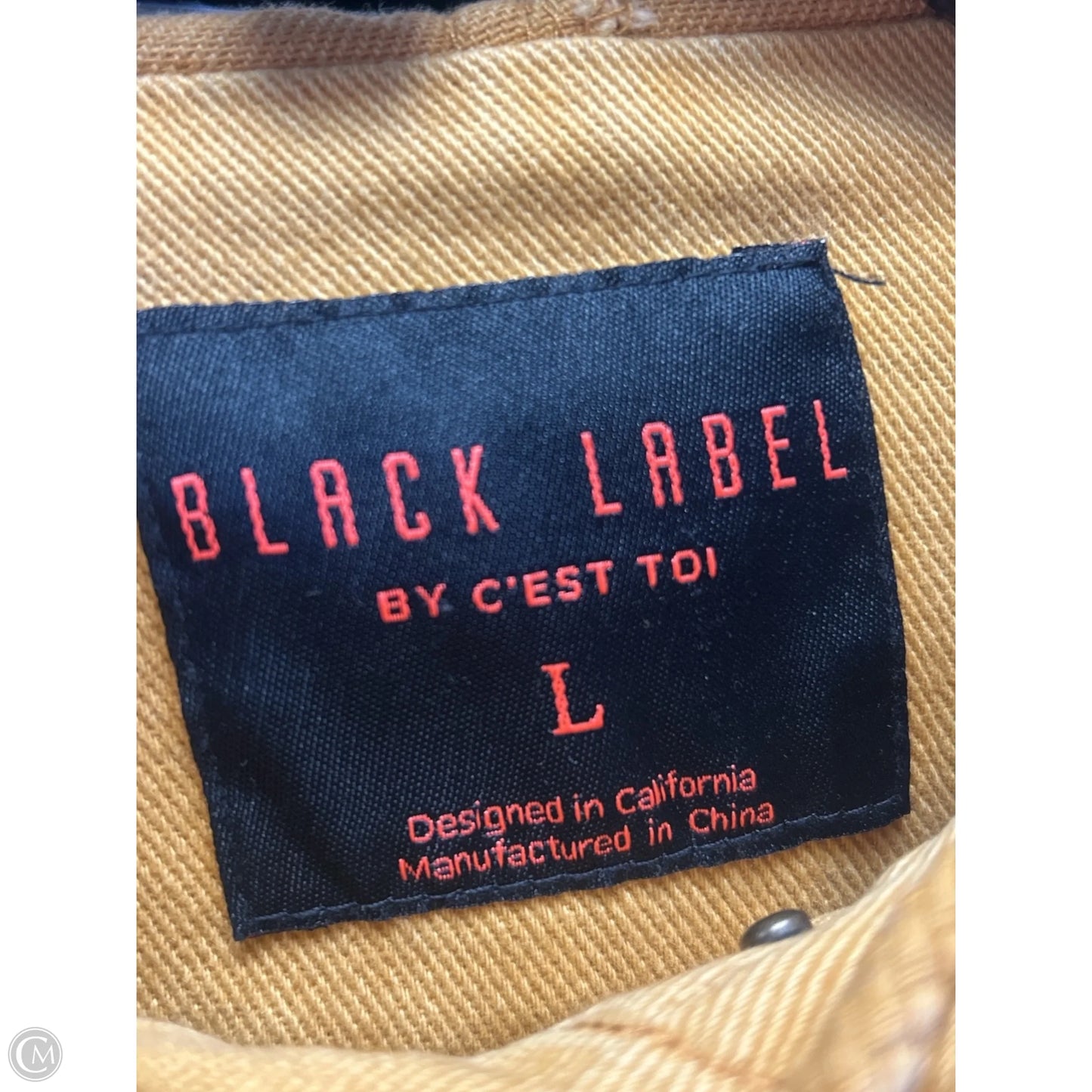 Jacket Other By Clothes Mentor In Yellow, Size: L