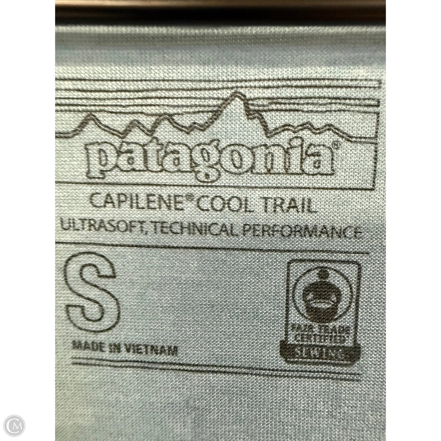 Athletic Top Long Sleeve Crewneck By Patagonia In Blue, Size: S