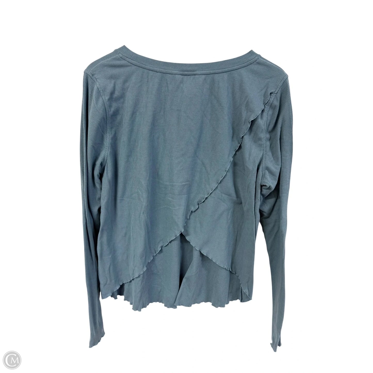 Athletic Top Long Sleeve Crewneck By Joy Lab In Blue, Size: L