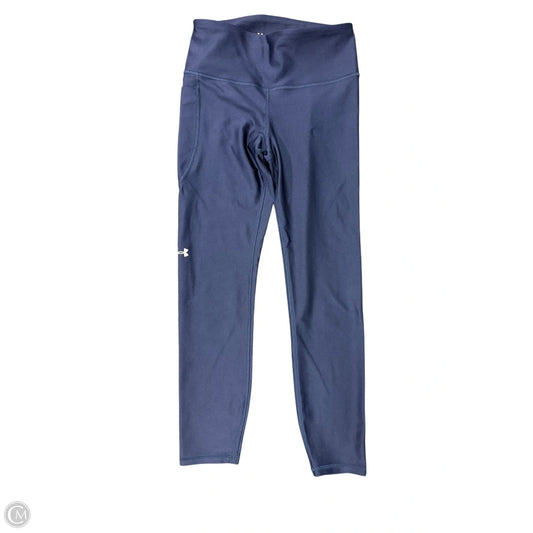 Athletic Leggings By Under Armour In Navy, Size: S