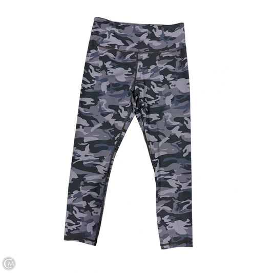 Athletic Leggings By Zyia In Camouflage Print, Size: M