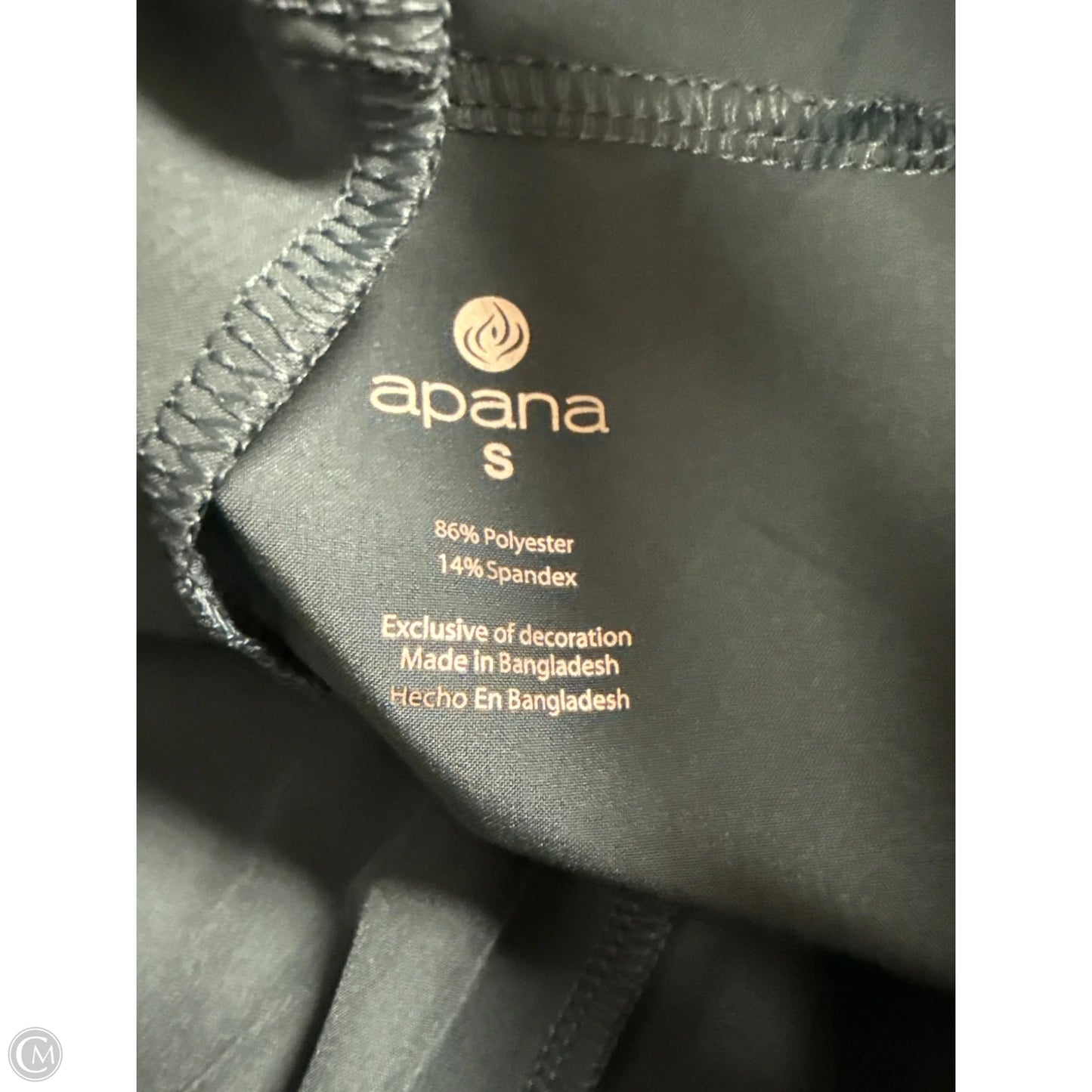 Athletic Pants By Apana In Blue, Size: S
