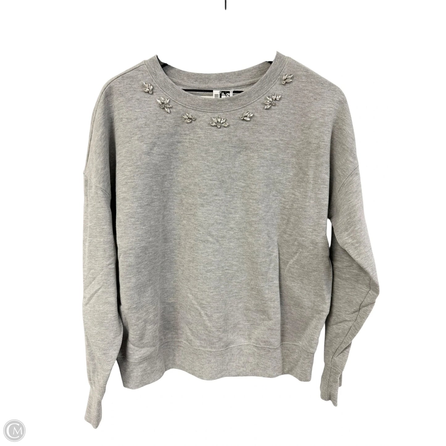 Sweatshirt Crewneck By Maurices In Grey, Size: M