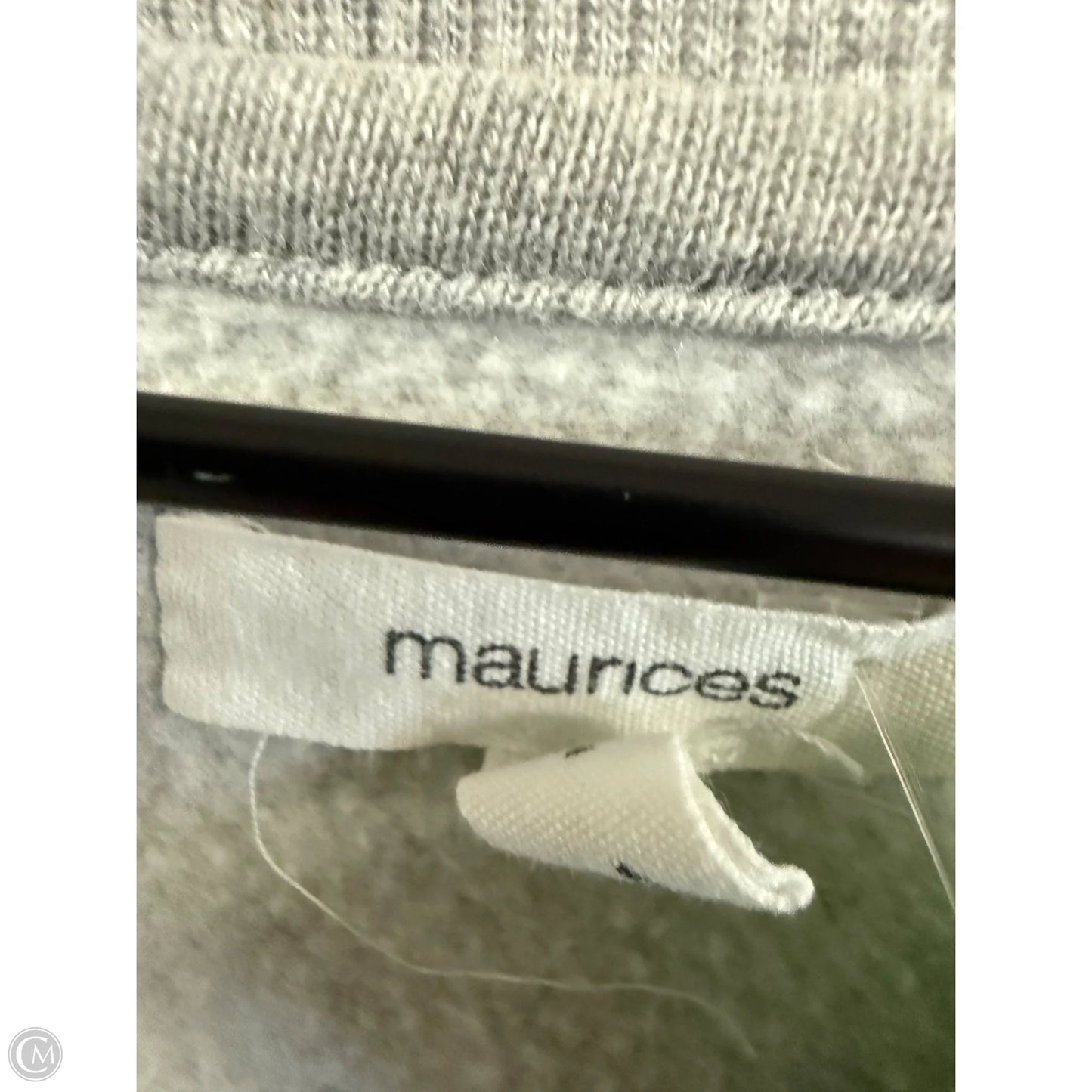 Sweatshirt Crewneck By Maurices In Grey, Size: M