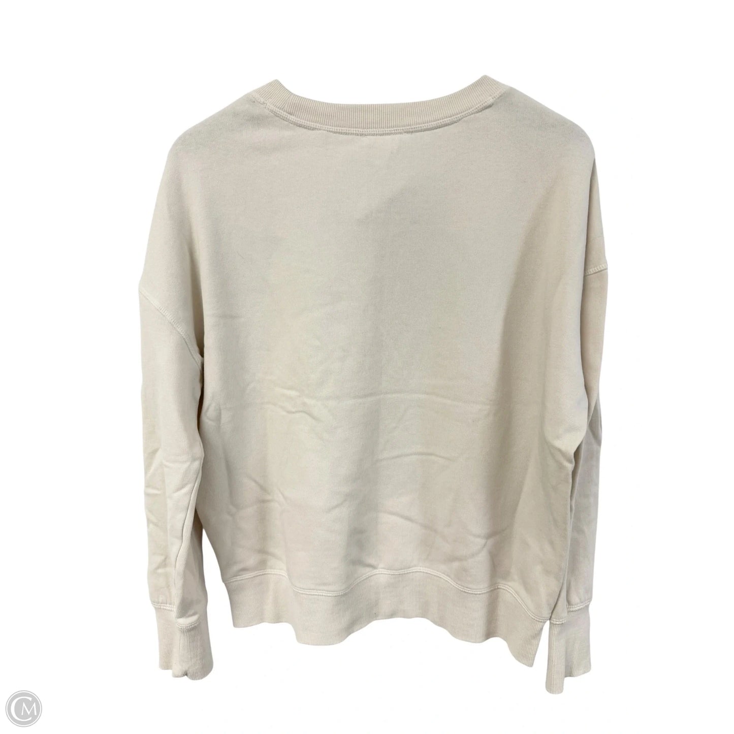 Sweatshirt Crewneck By Maurices In Cream, Size: M