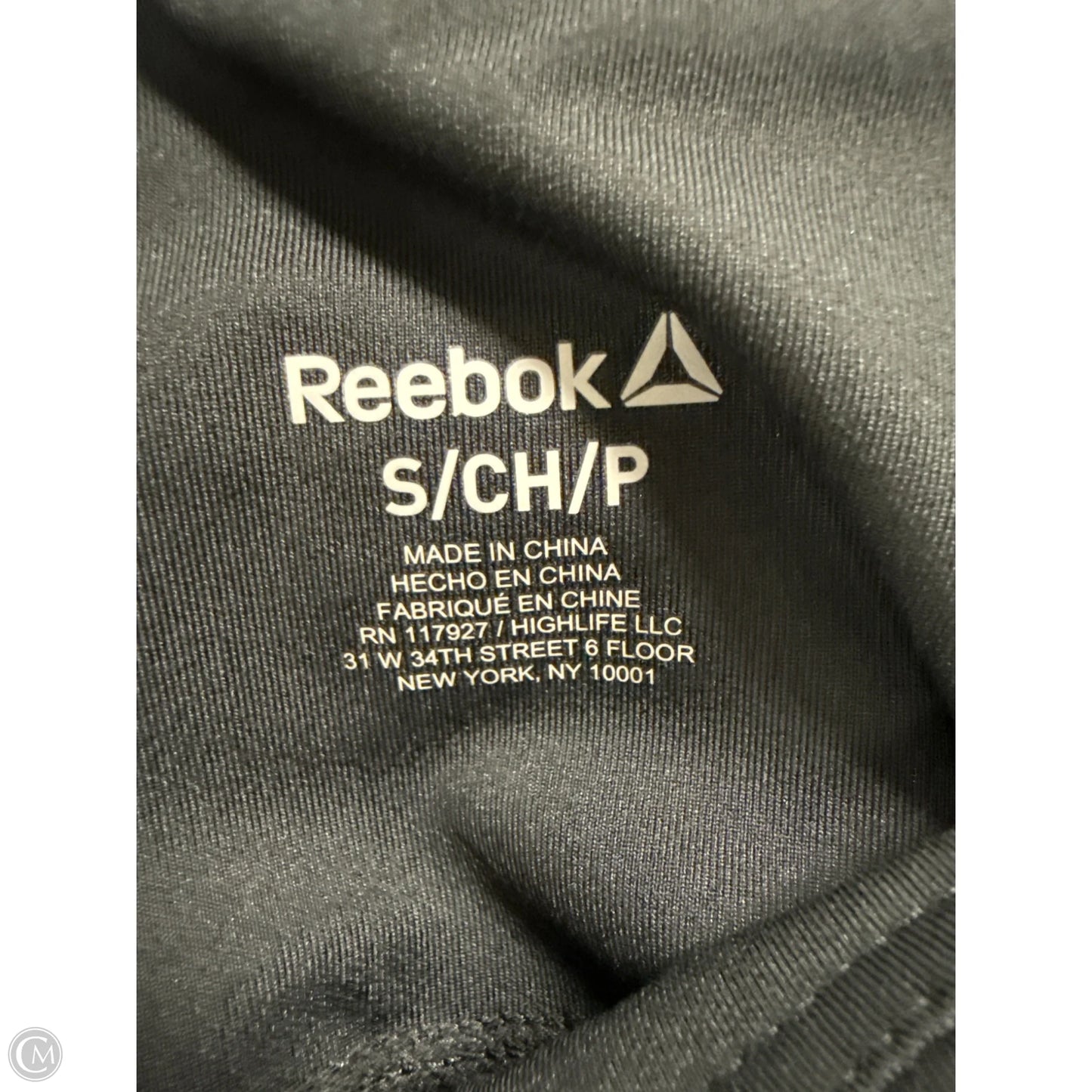 Athletic Leggings By Reebok In Black, Size: S
