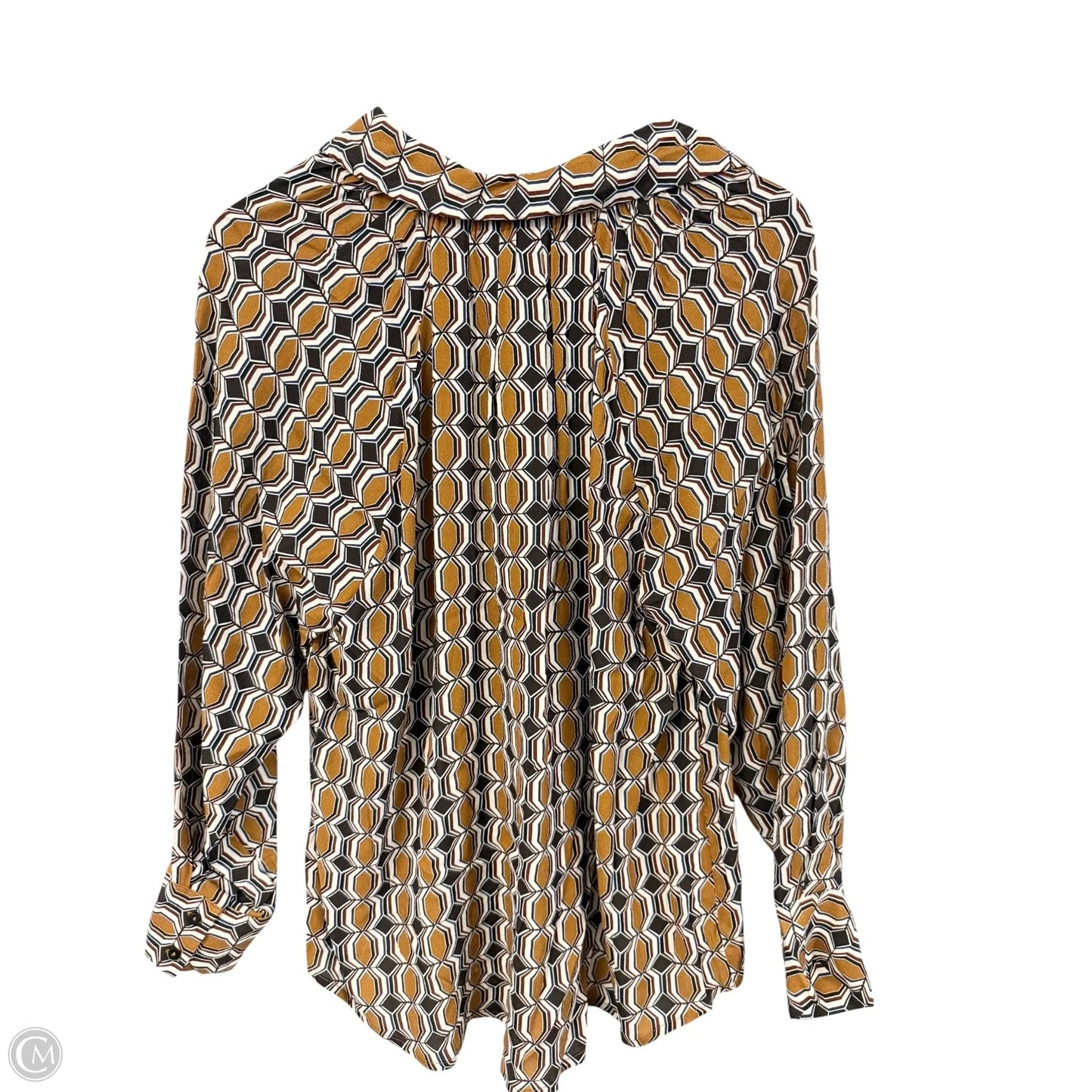 Blouse Long Sleeve By Dress Forum In Multi-colored, Size: S