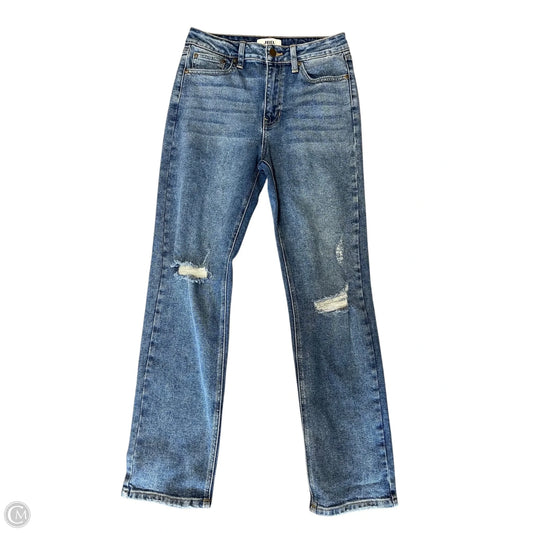 Jeans Straight By Just Black In Blue Denim, Size: 2