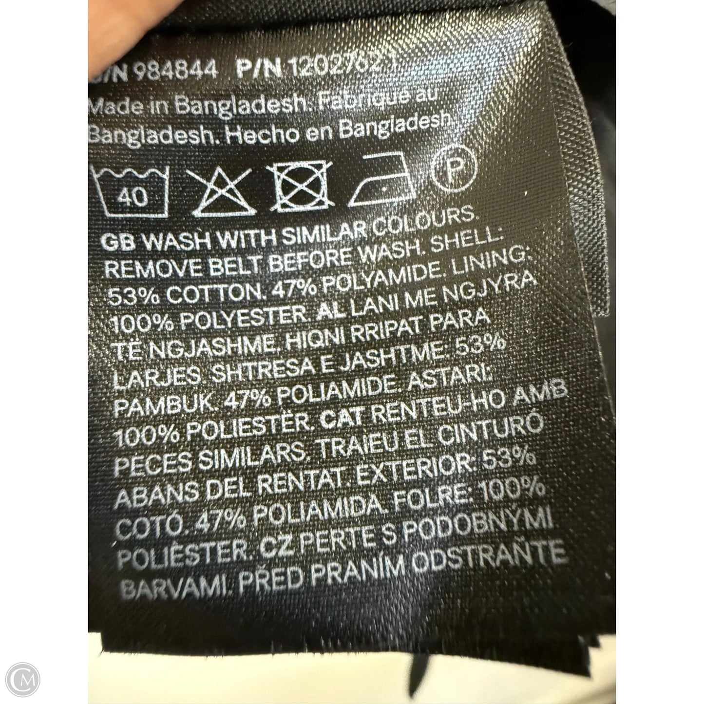 Jacket Other By H&m In Black, Size: Xl