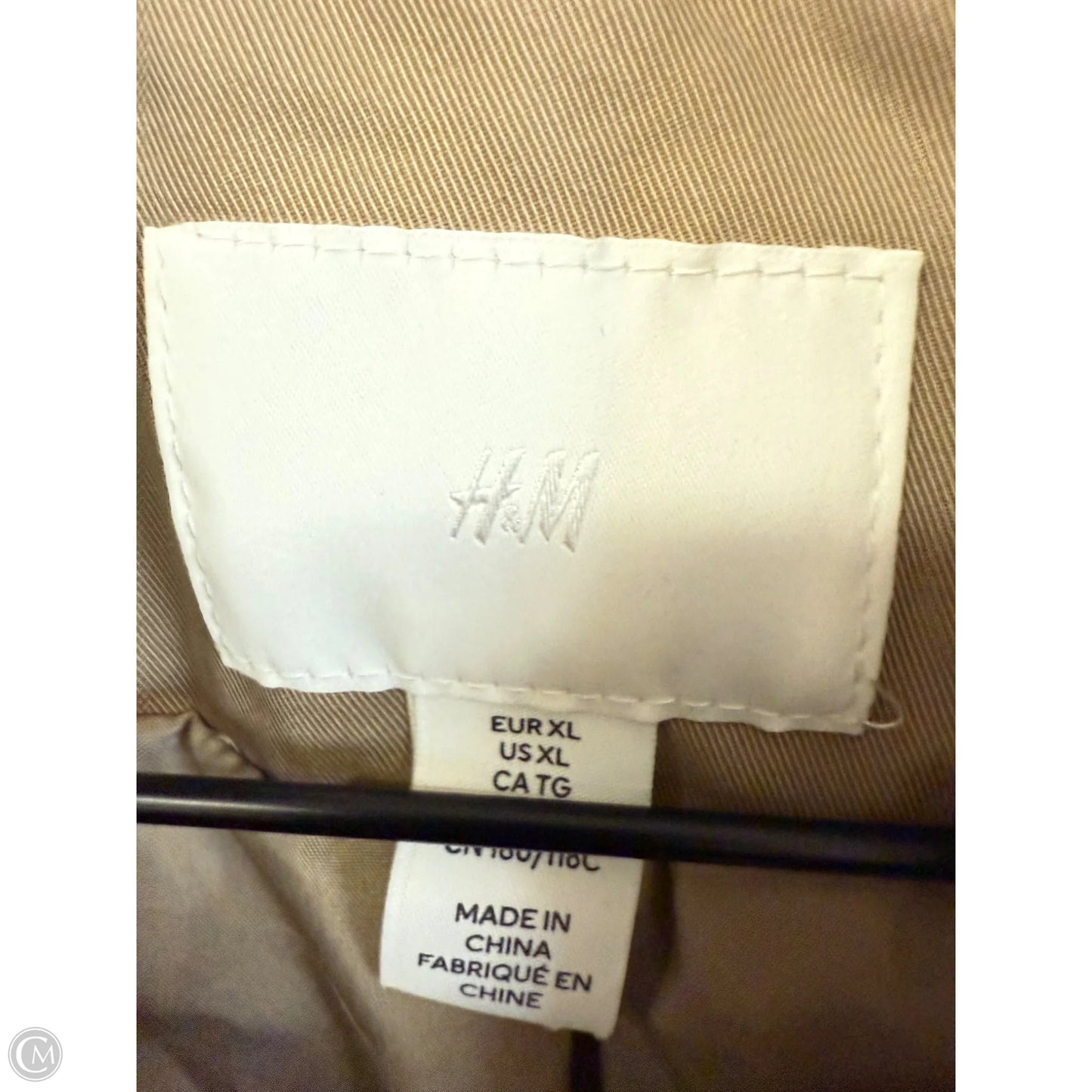 Jacket Other By H&m In Tan, Size: Xl