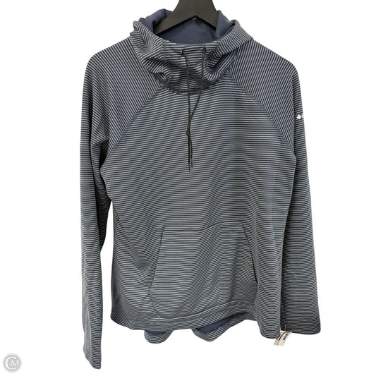 Athletic Top Long Sleeve Hoodie By Columbia In Navy, Size: L