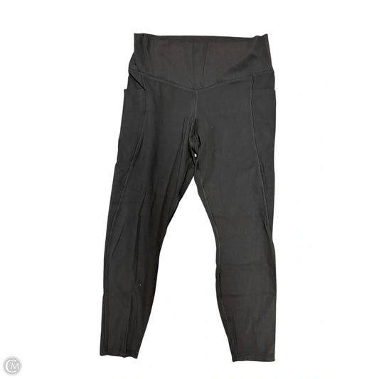 Athletic Leggings By Members Mark In Black, Size: Xl