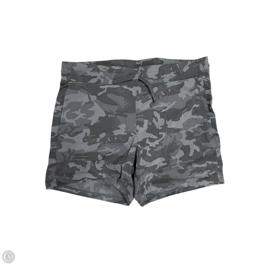 Athletic Shorts By Tuff Athletics In Black & Grey, Size: M