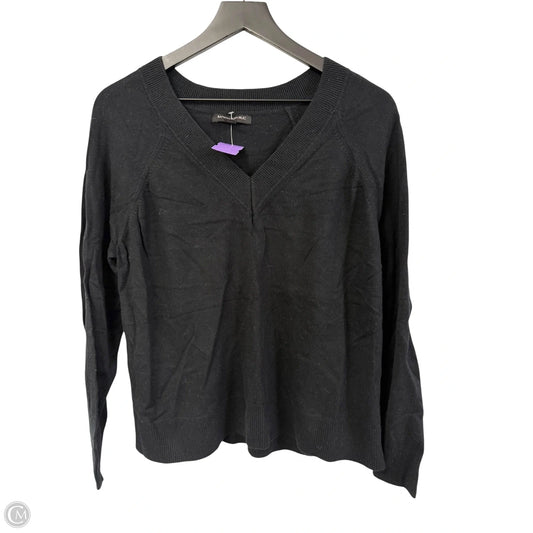 Top Long Sleeve By Banana Republic In Black, Size: L