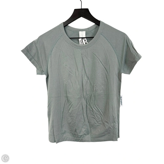 Athletic Top Short Sleeve By Old Navy In Green, Size: L