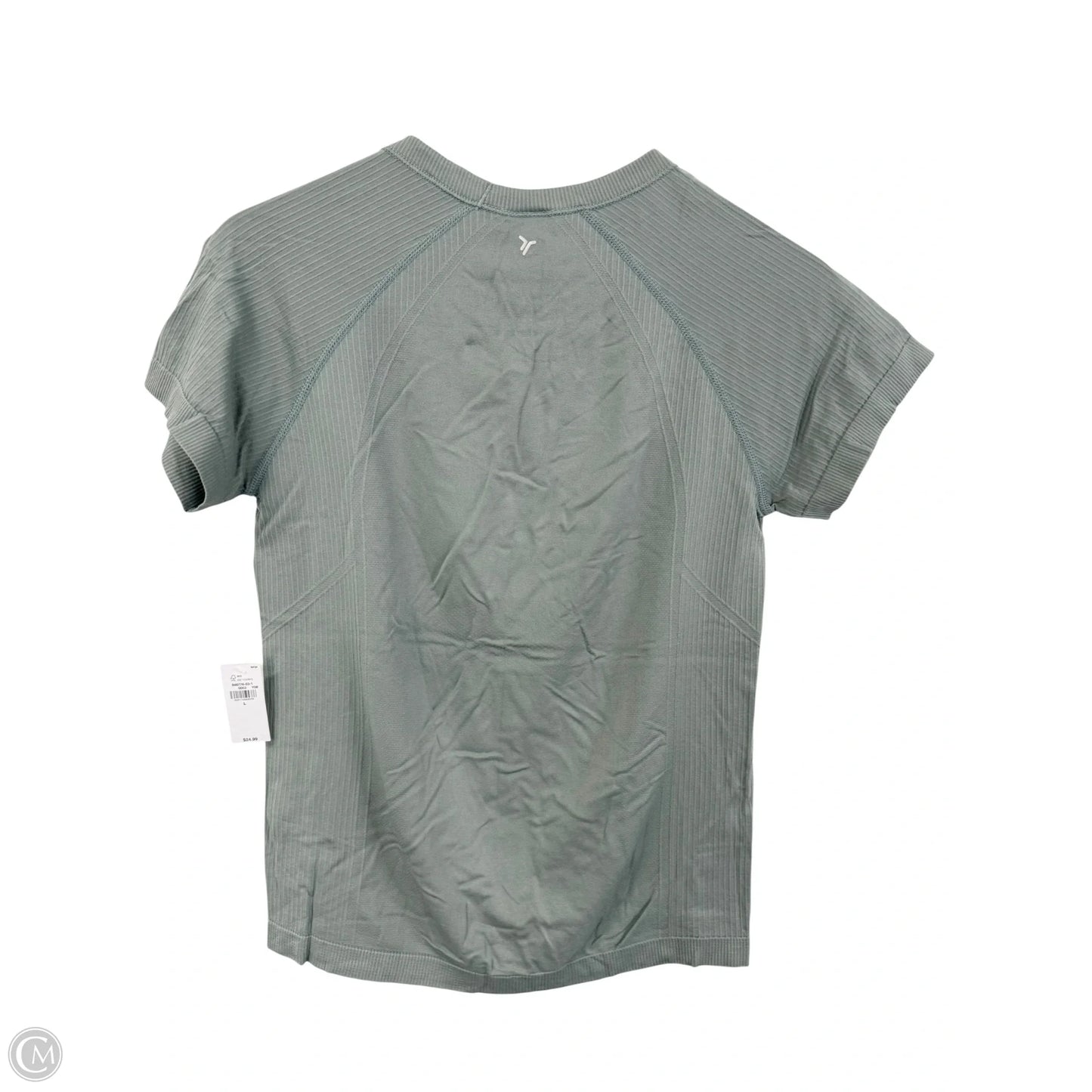 Athletic Top Short Sleeve By Old Navy In Green, Size: L