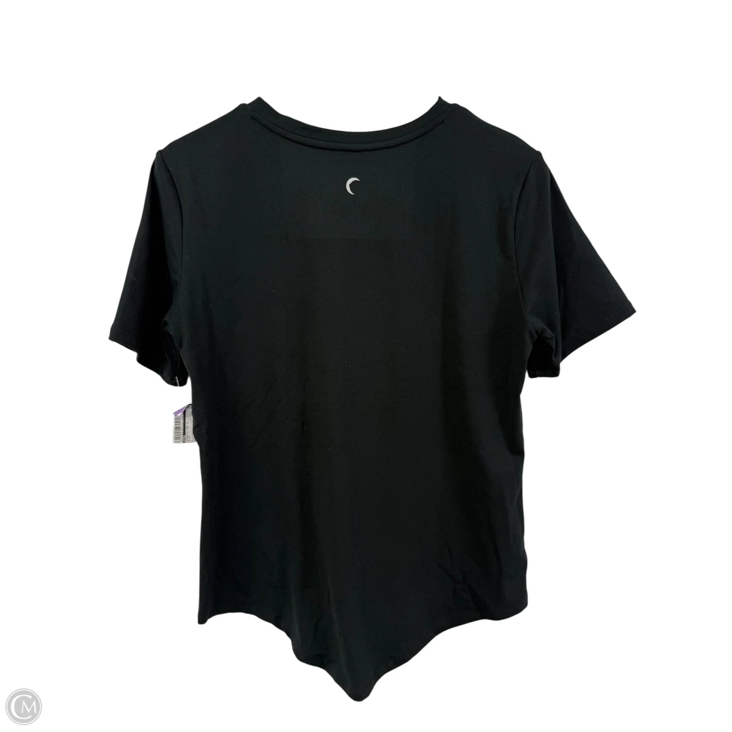 Athletic Top Short Sleeve By Zyia In Black, Size: L