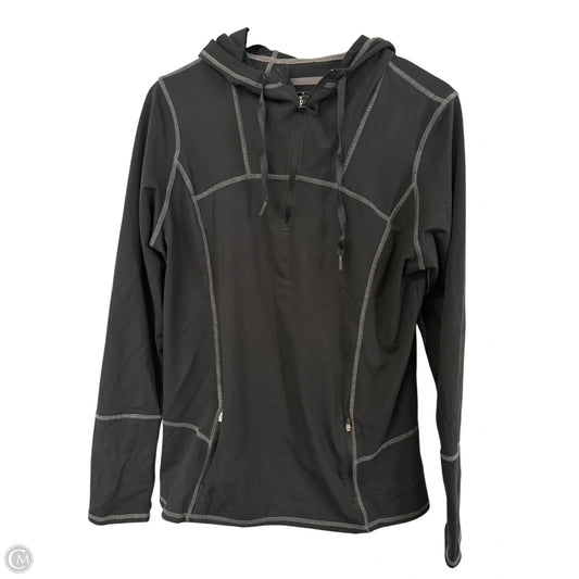 Athletic Top Long Sleeve Hoodie By Kirkland In Black, Size: Xl