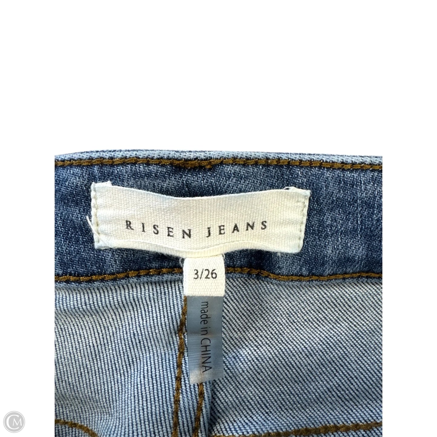 Jeans Straight By Risen In Blue Denim, Size: 2